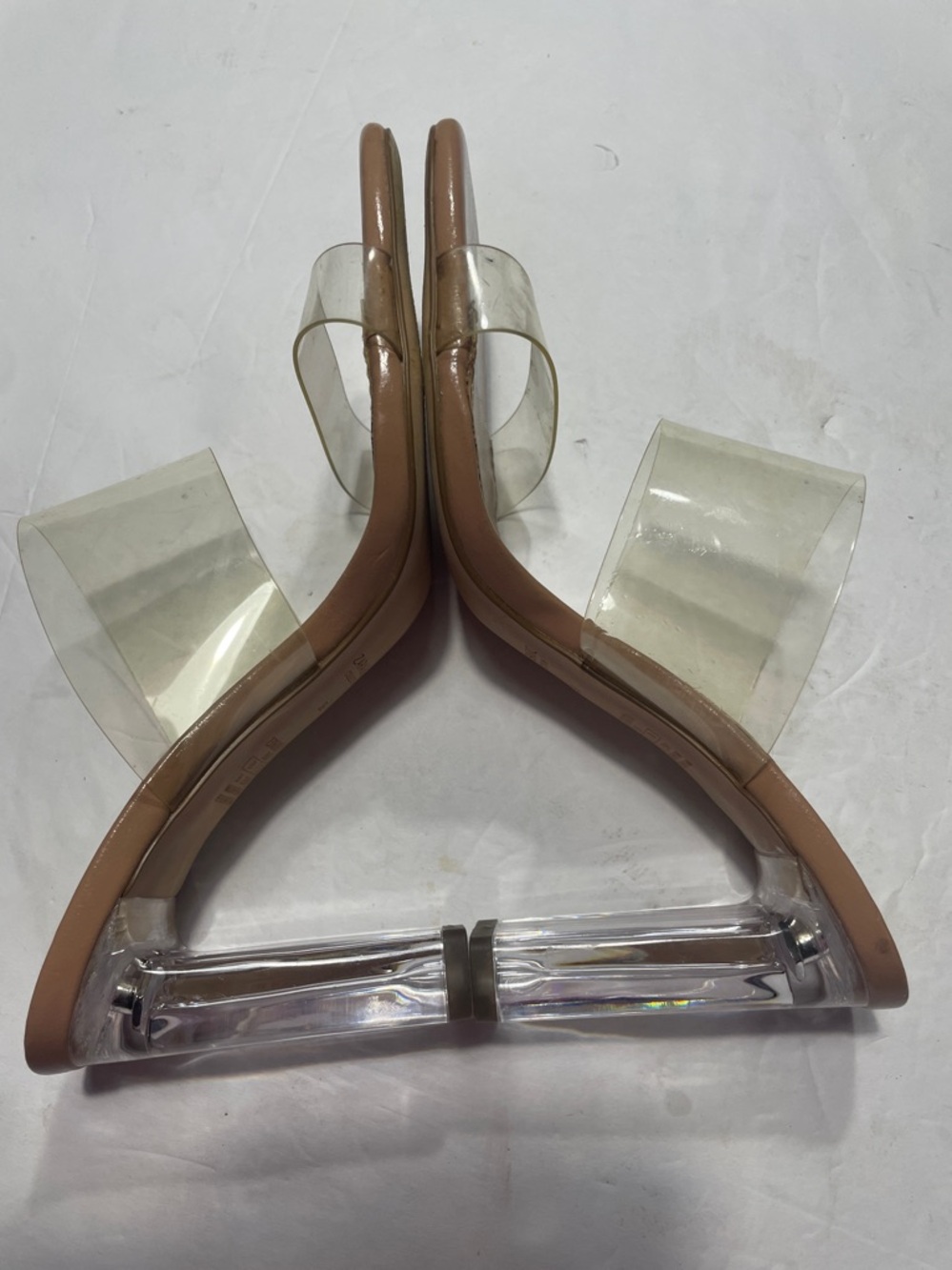 Zara Basic Collection Clear Strap and Heel size 36 - Picture 6 of 8
